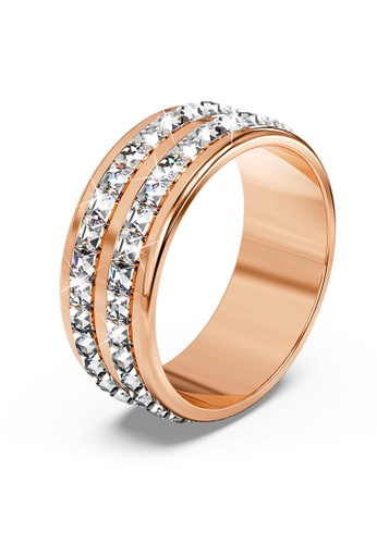 Bullion Gold gold BULLION GOLD Princess Cut Stunner Ring In Rose Gold 39485AC5778E4AGS_1