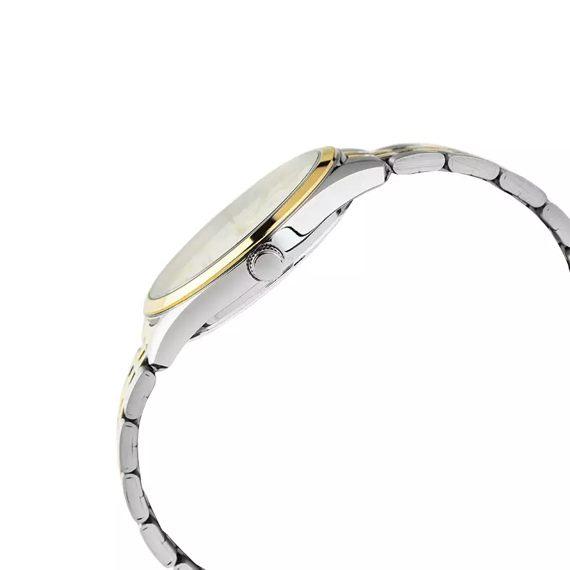 Jam Tangan Pria Alba Prestige AS9S12X1 Men Silver Dial Dual Tone Stainless Steel Strap