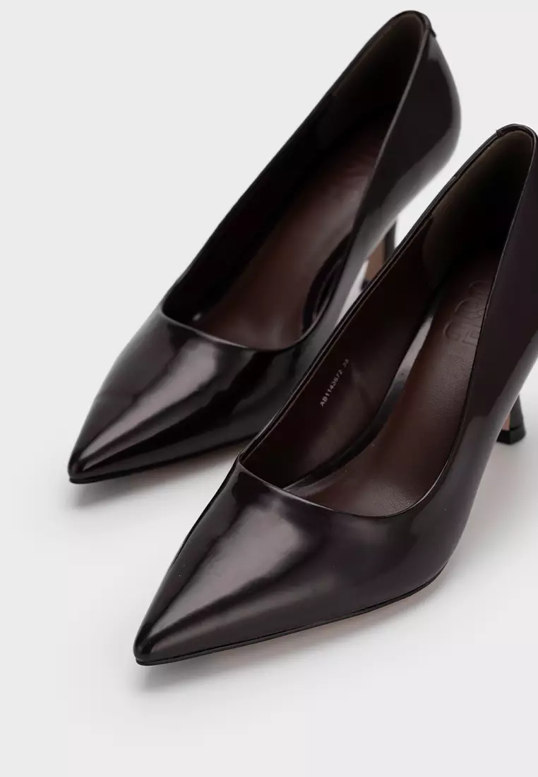 CLASSIC POINTED TOE MID HEEL PUMP