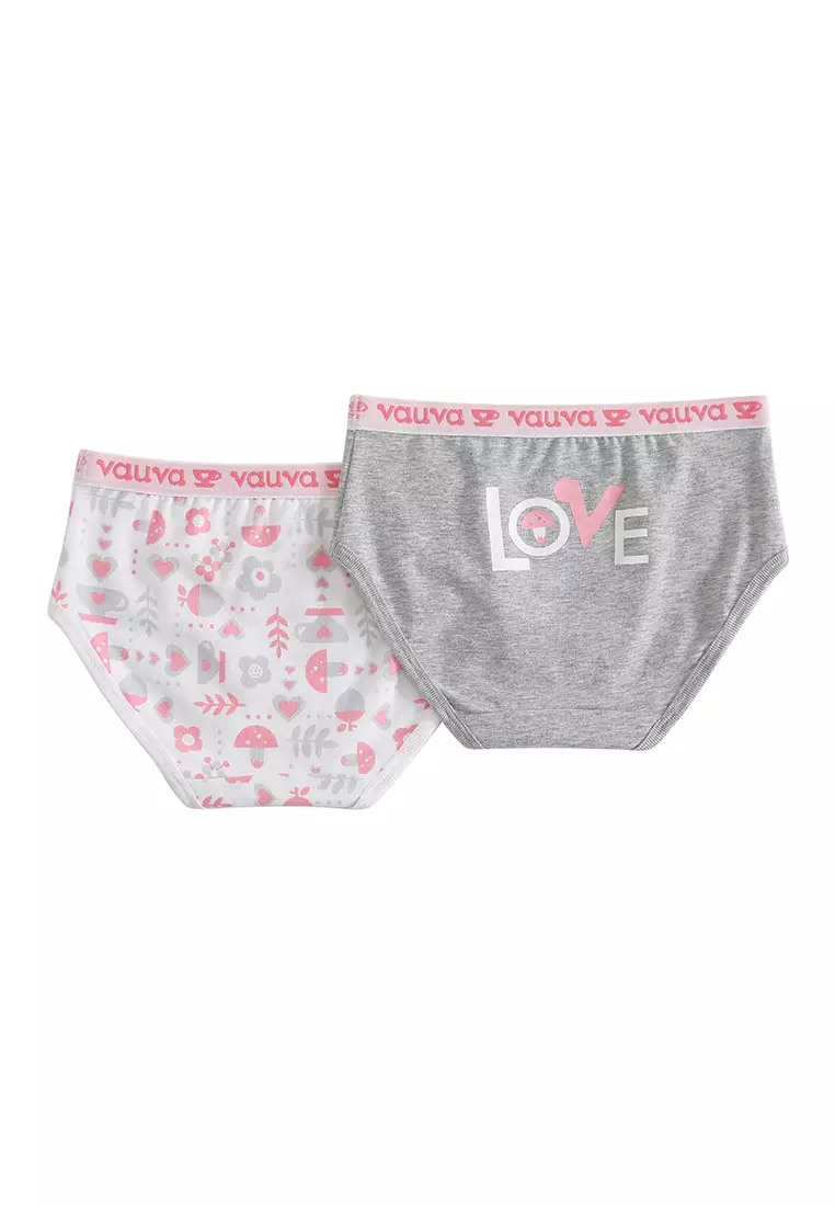 Vauva - Girls Organic Cotton Underwear (Pink) – My Little Korner