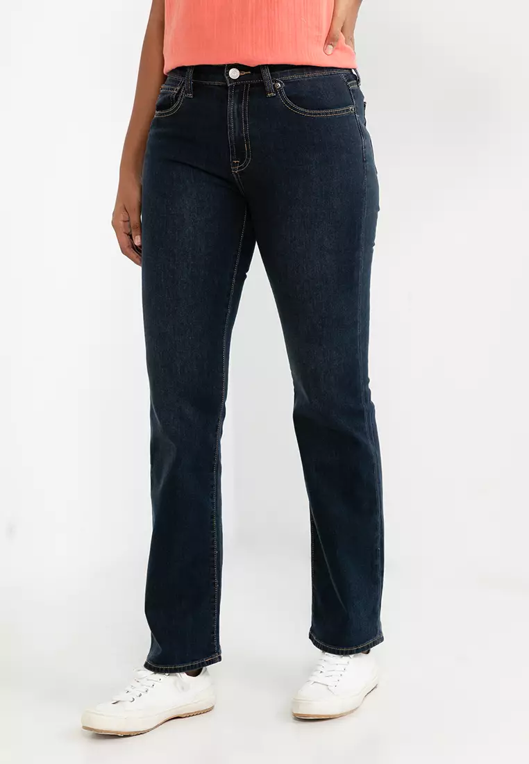 Mid rise perfect boot jeans