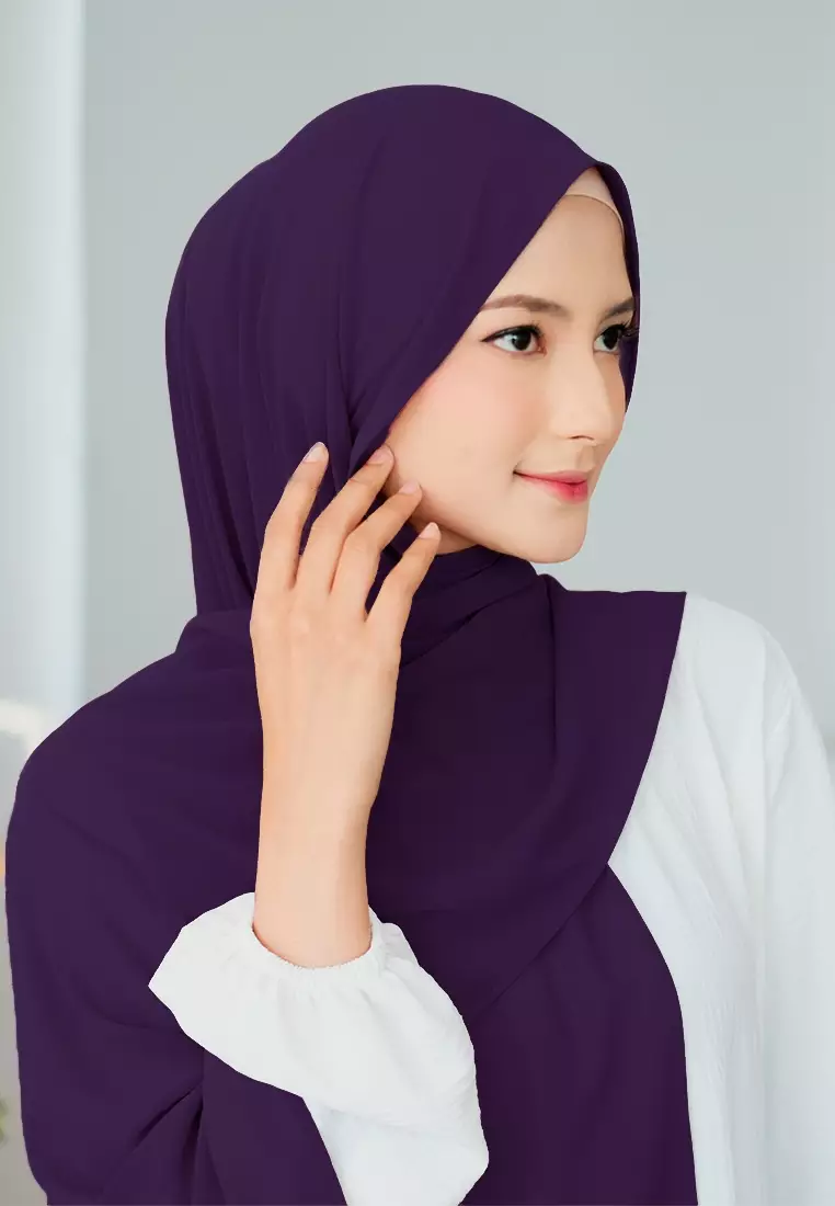 HIJAB INSTAN SAFFA - DARK PURPLE