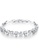 YOUNIQ white YOUNIQ White Crescent CZ Platinum Plated Silver Bracelet 6B7D4AC4E9662EGS_1