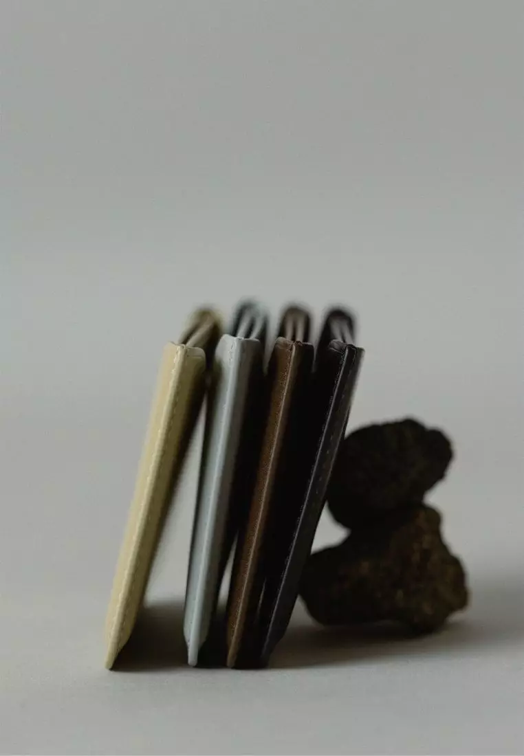 HOLDER CARD CASE shell mustard