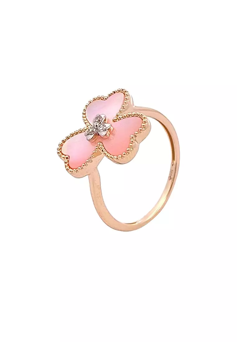 Sakura 14K Diamond Ladies Ring DRL-3265