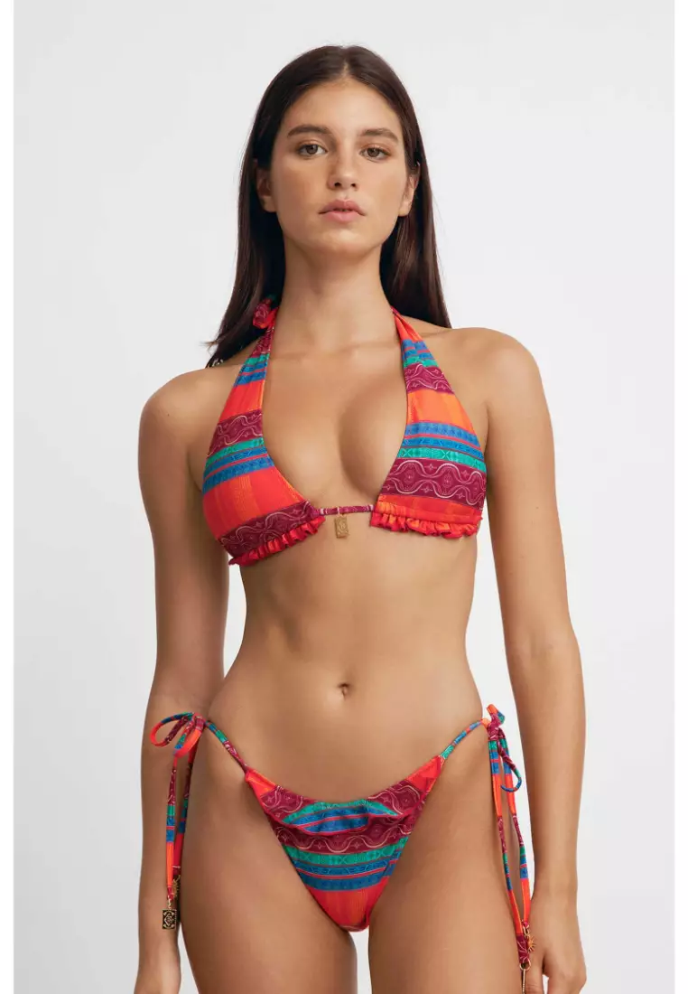 Delia String Cheeky Bikini Bottoms / Sundance