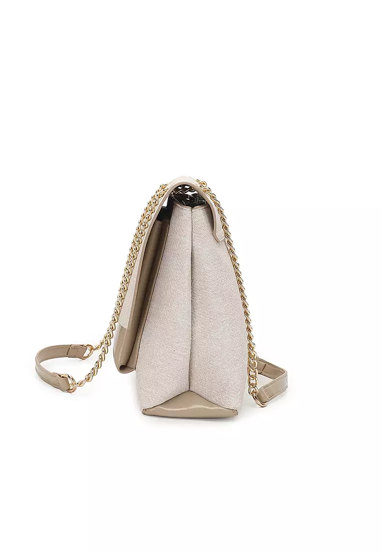 Women's Sling Bag / Crossbody Bag / Shoulder Bag (Tas Selempang Wanita / Tas Bahu Wanita) - Putih