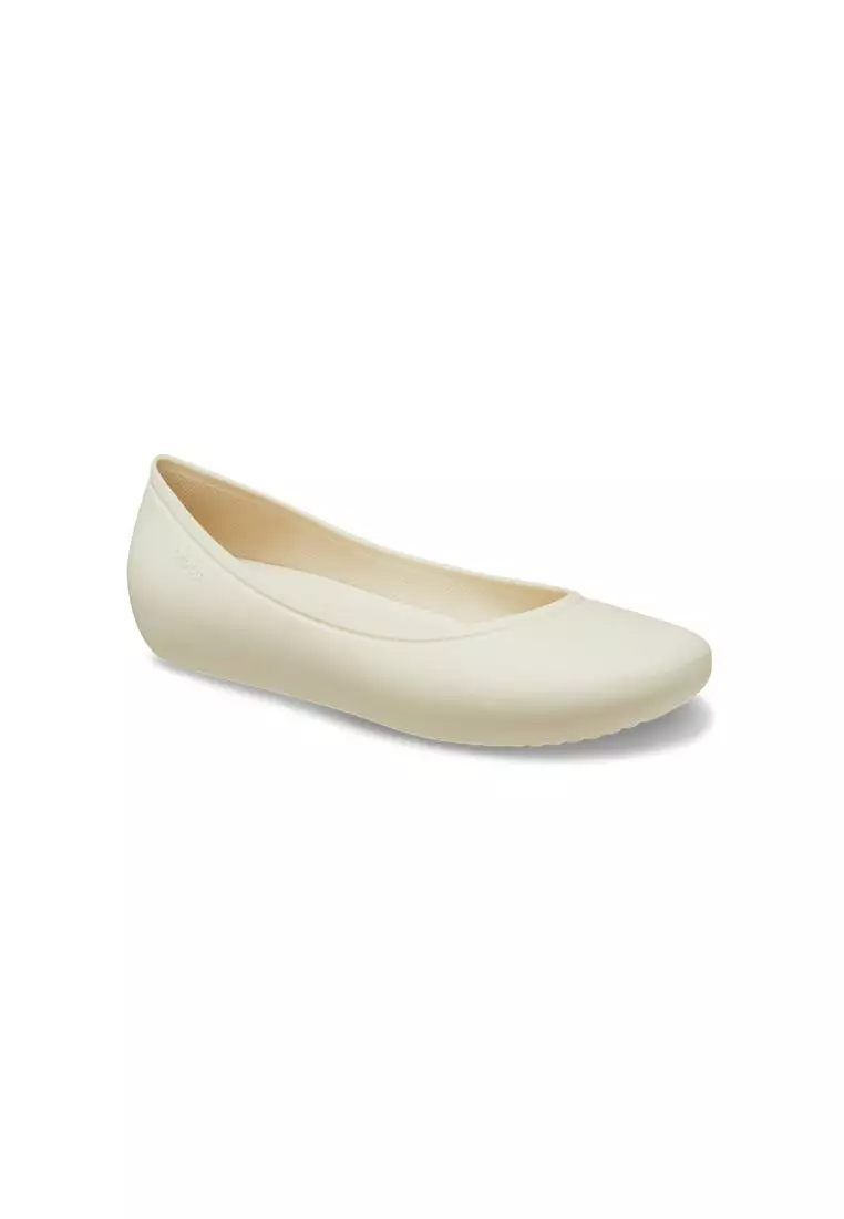 Discount on Crocs  shoes - SKU: Women's Brooklyn Flat In Stucco