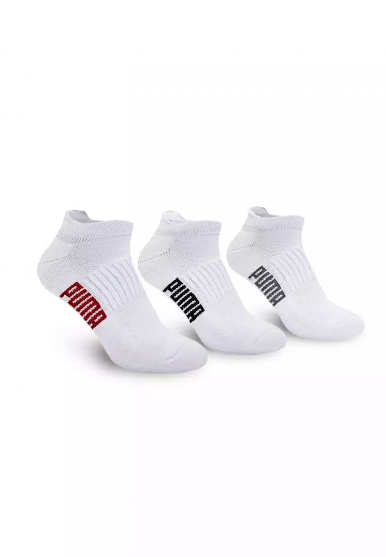 White puma store ankle socks