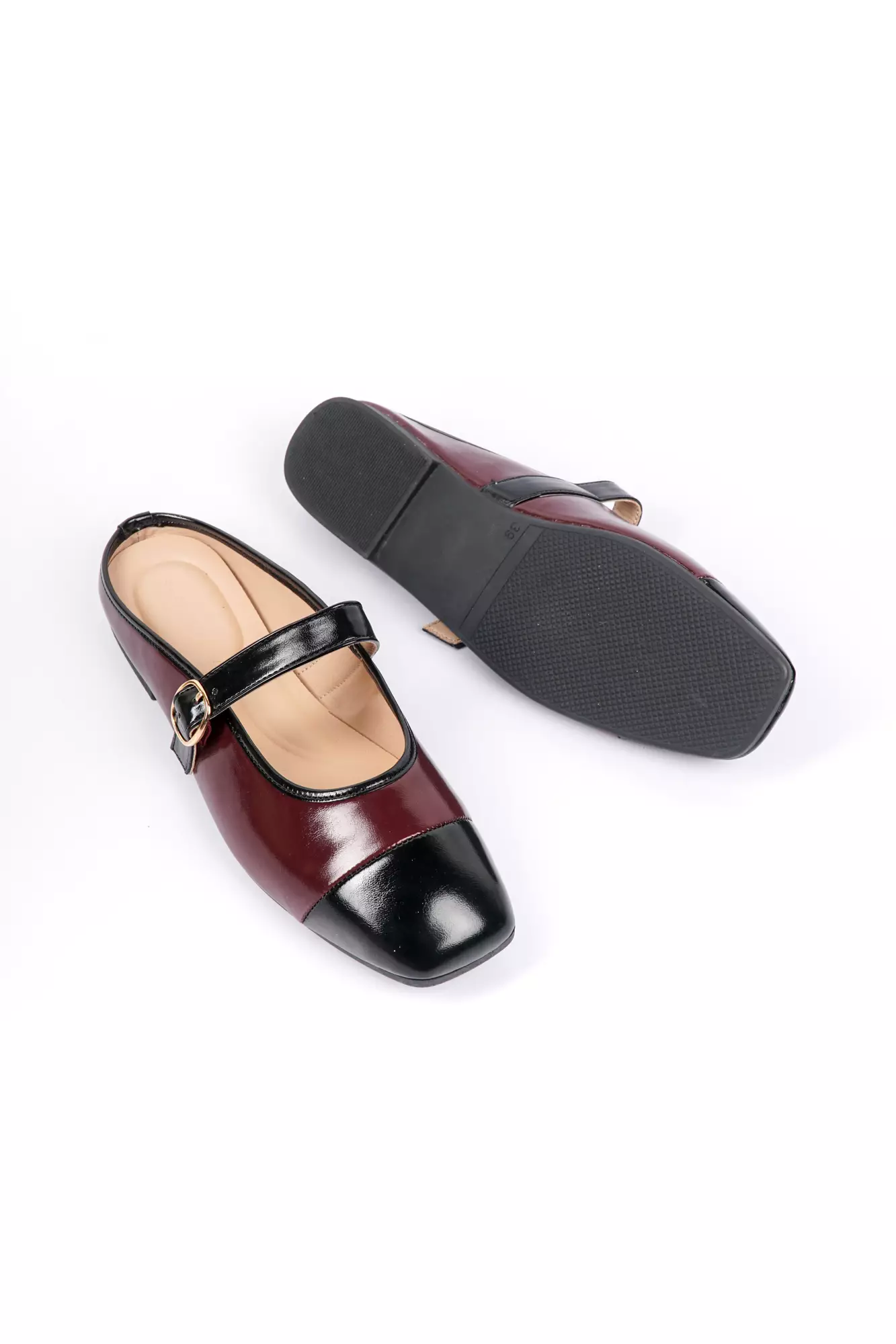 Blow Airin Mary Jane Flats Mules Wanita MINNIK 0022
