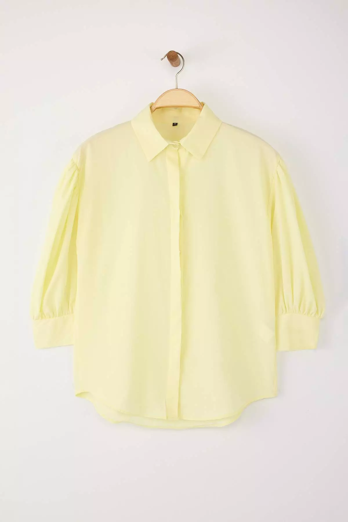 Yellow Balloon Sleeve Shirt