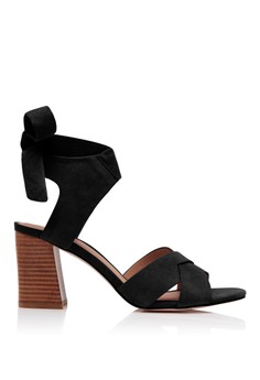 Daisy Ankle Strap Mid Block Sandals