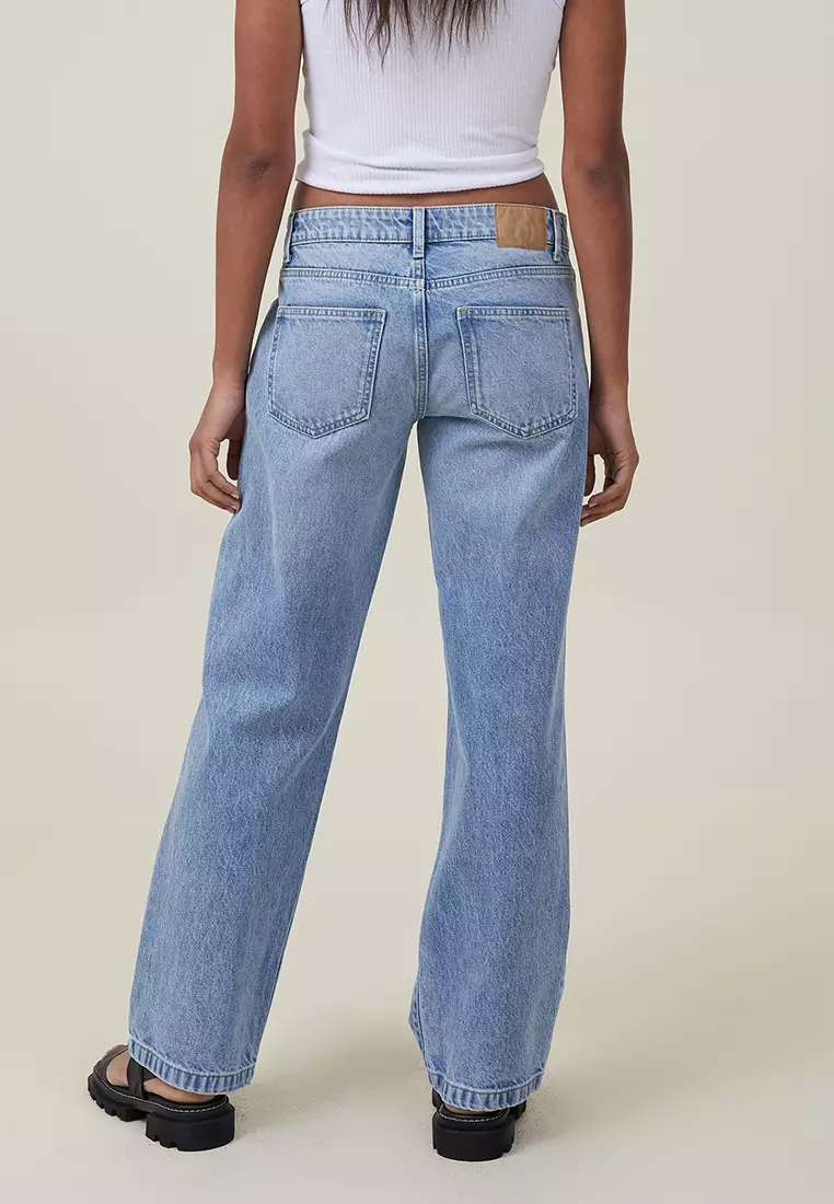 Buy Cotton On Low Rise Straight Jeans 2024 Online | ZALORA Singapore