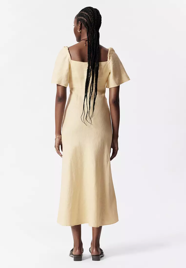 Linen Midi Dress