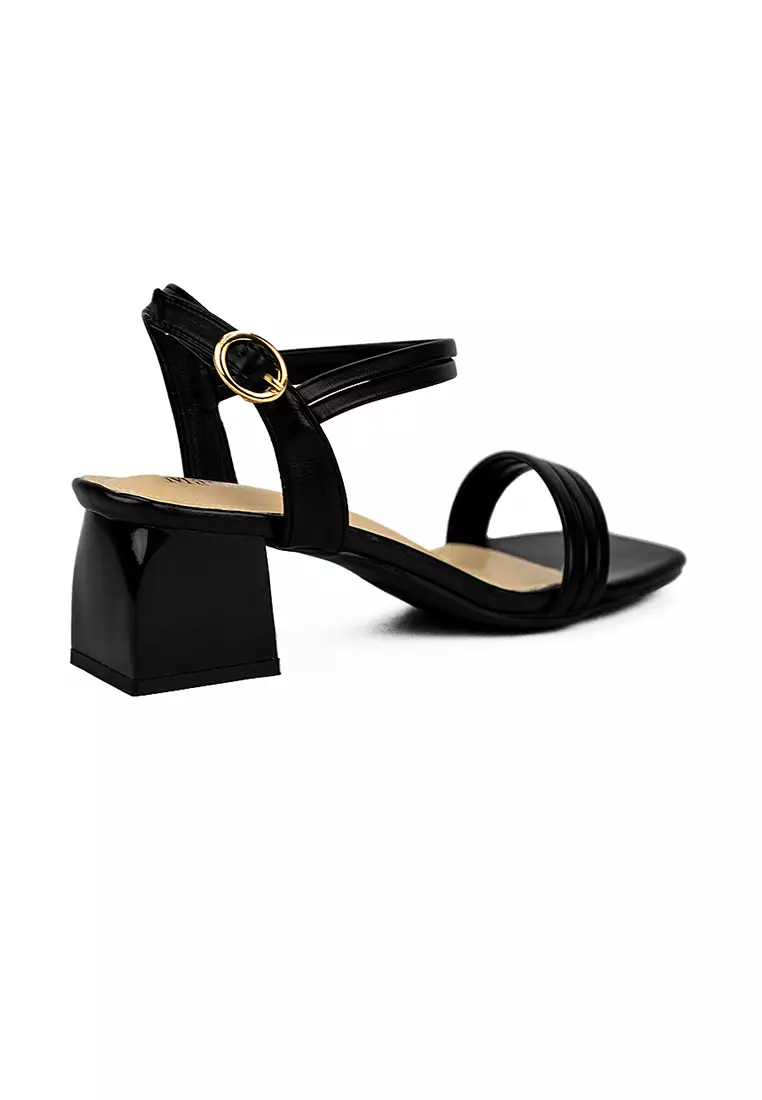 Women's Heeled Sandals LV 22529 Black C13