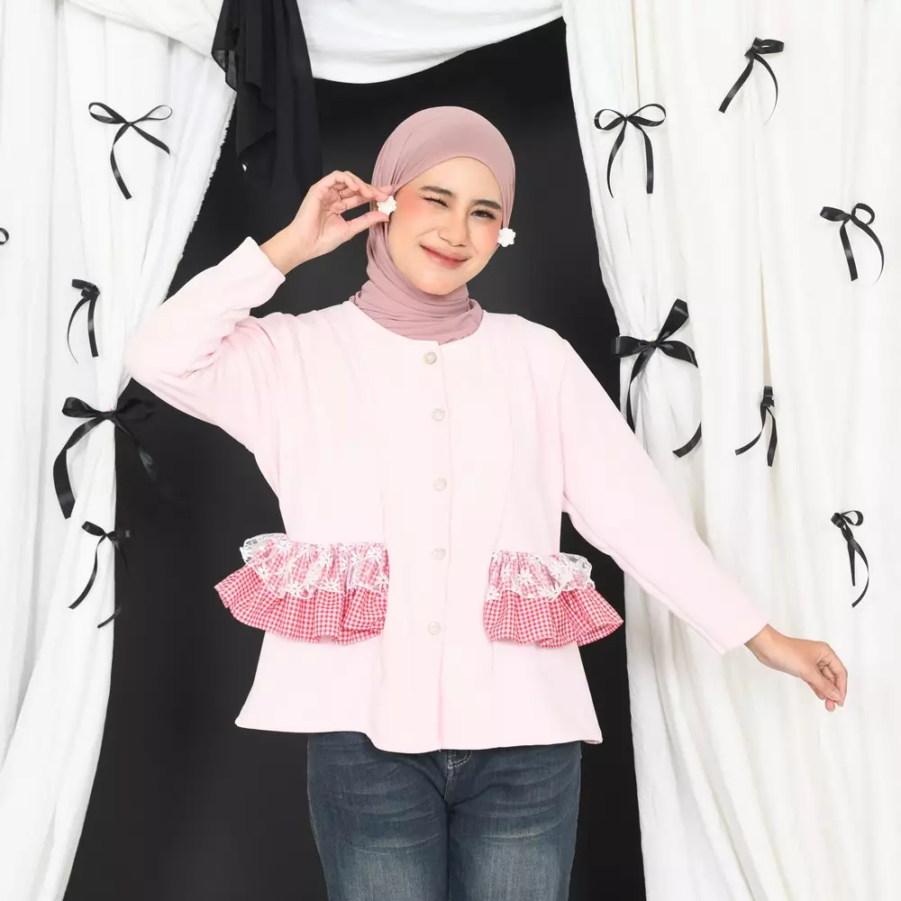 Canna Ruffle Tops - Soft Pink M19969 R21S5