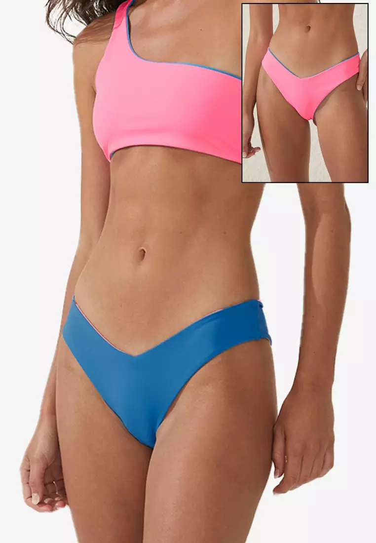 Buy Cotton On Body Reversible V Front Brazilian Bikini Bottom