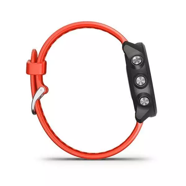 Garmin Forerunner 245 Music Hitam Karet Merah