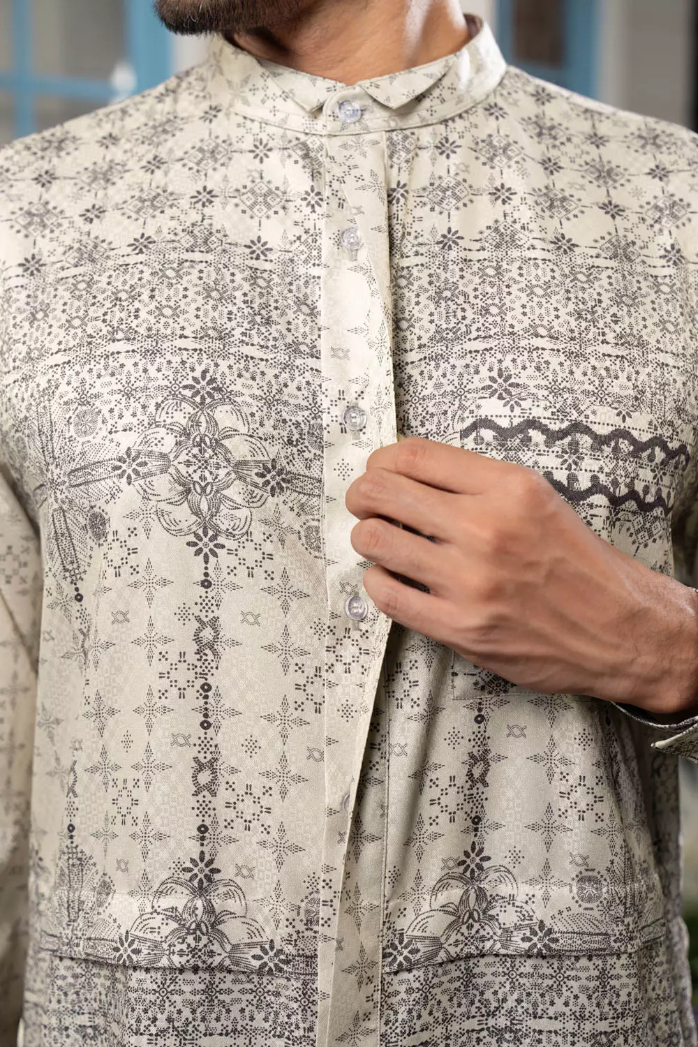 Klamby - Diyasmara Long Shirt Men Rasmi