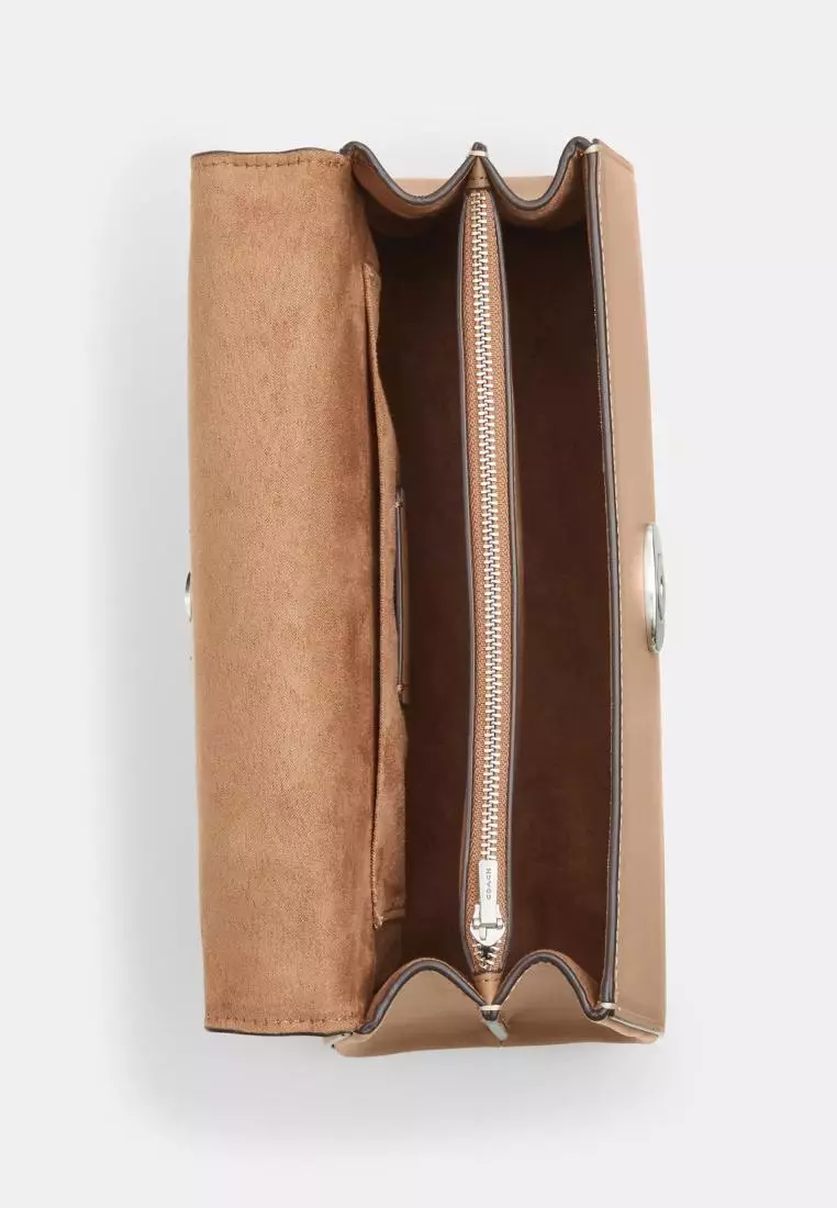 Coach Eliza Top Handle Taupe