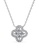 Her Jewellery Elegant Clover Pendant (White Gold) - Made with premium grade crystals from Austria HE210AC85UJYSG_1