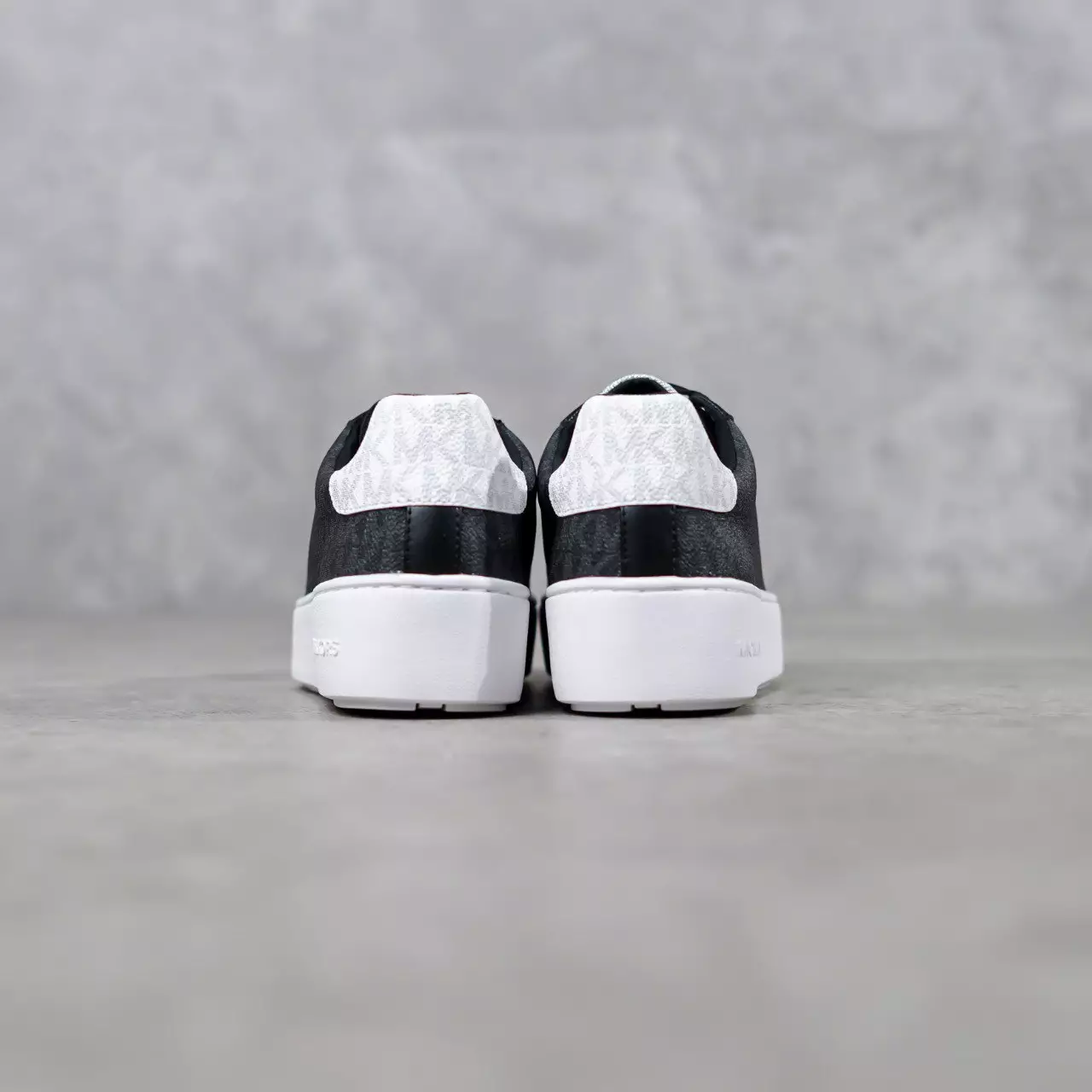 Jual Michael Kors Sepatu MICHAEL KORS MK MONOGRAM BLACK SILVER BUCKLE ...