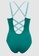 Parfait green Lauren Wirefree Low Back One Piece Swimsuit 1FCCAUS8A9FB15GS_6