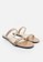 Benitz brown Sandal Flat Double Strap Wanita Casual F0663SH8E52946GS_5