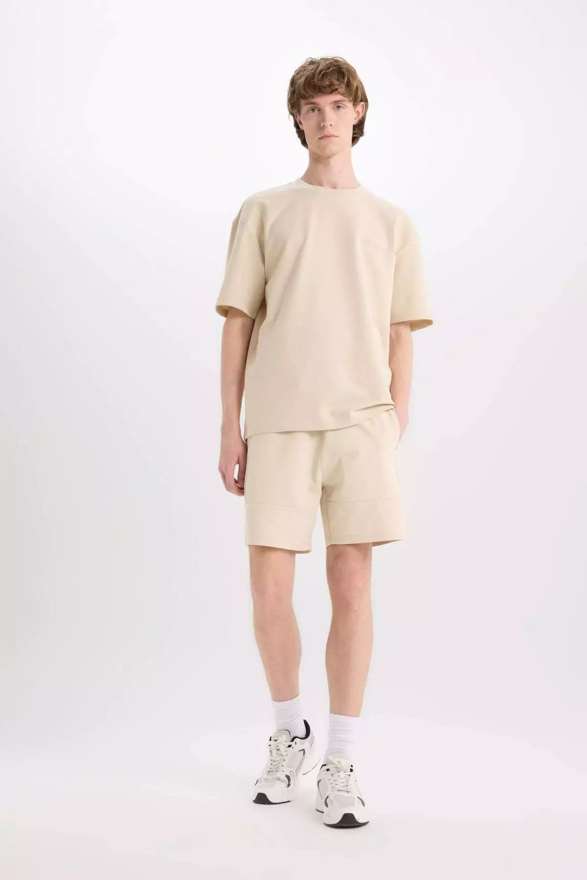 Slim Fit Slim Fit Skinny Leg Basic Straight Shorts B8674Ax25Sp