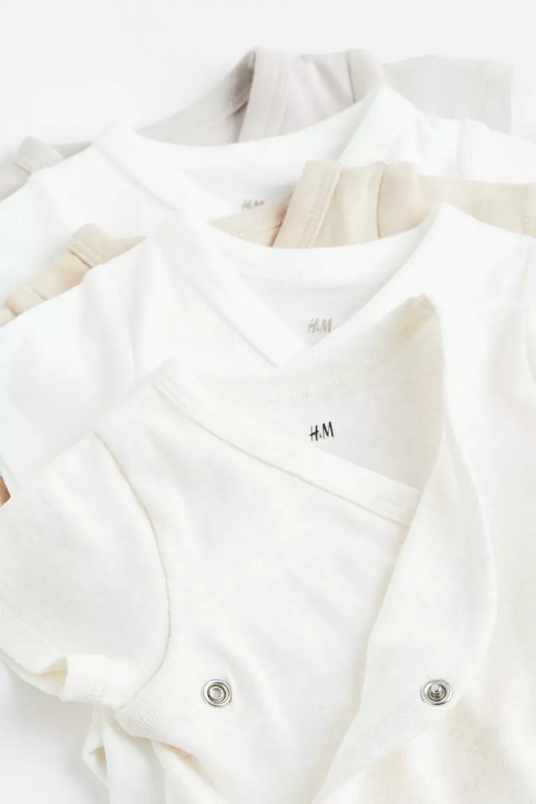 H&M 5-pack Cotton Bodysuits