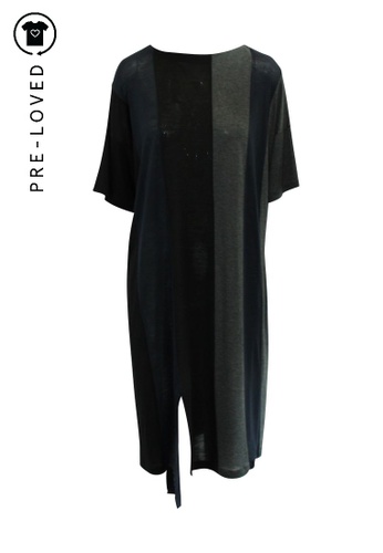 Buy Acne Studios Pre Loved Acne Studios Loose Fitting Panel Dress Online Zalora Malaysia