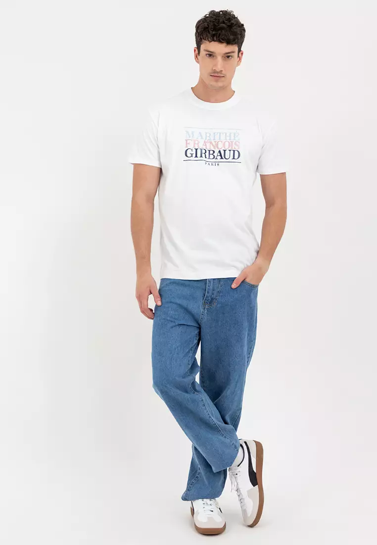 Men's OG Tri Paris Tee White