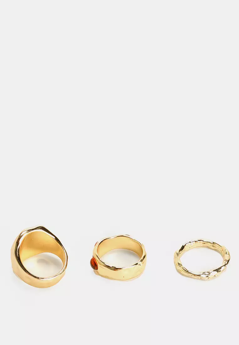 Jual Mango Combined Ring 3 Set Original 2026 | ZALORA Indonesia