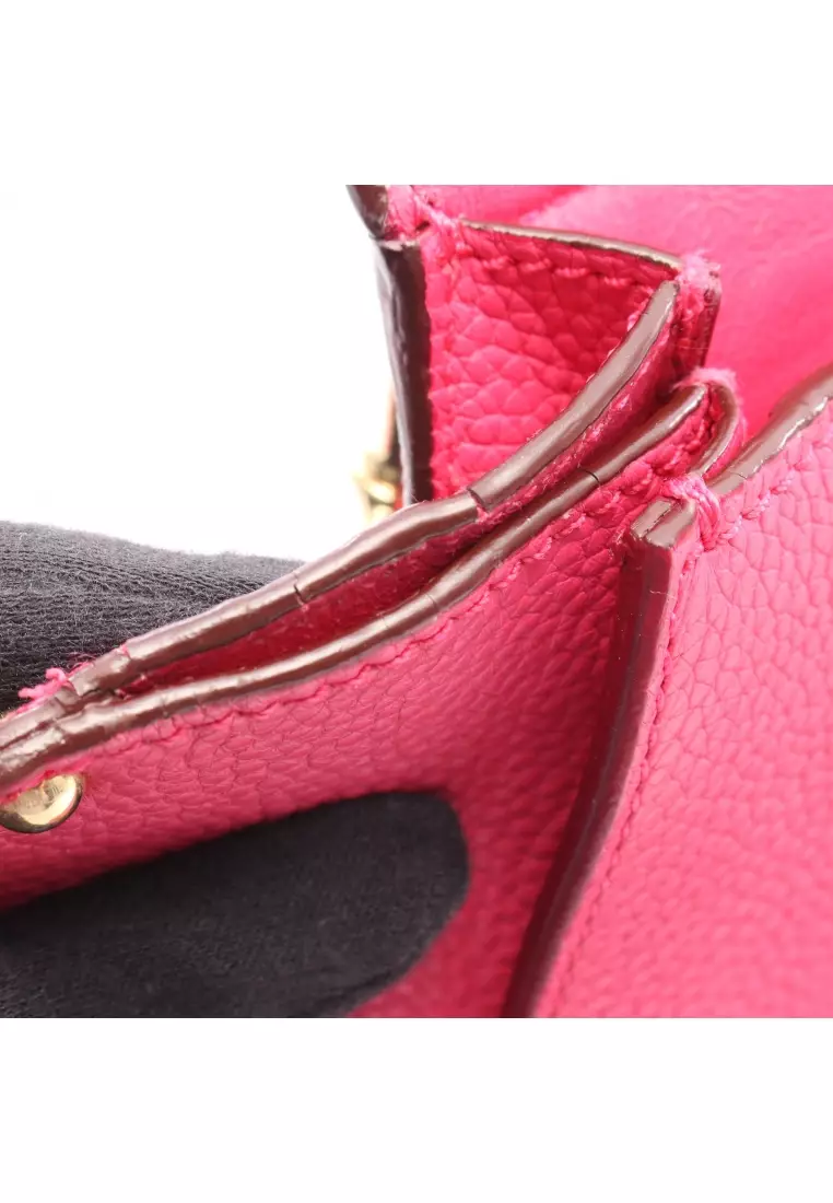 Pre-Loved Salvatore Ferragamo Sofia Gancini 2WAY Handbag leather pink