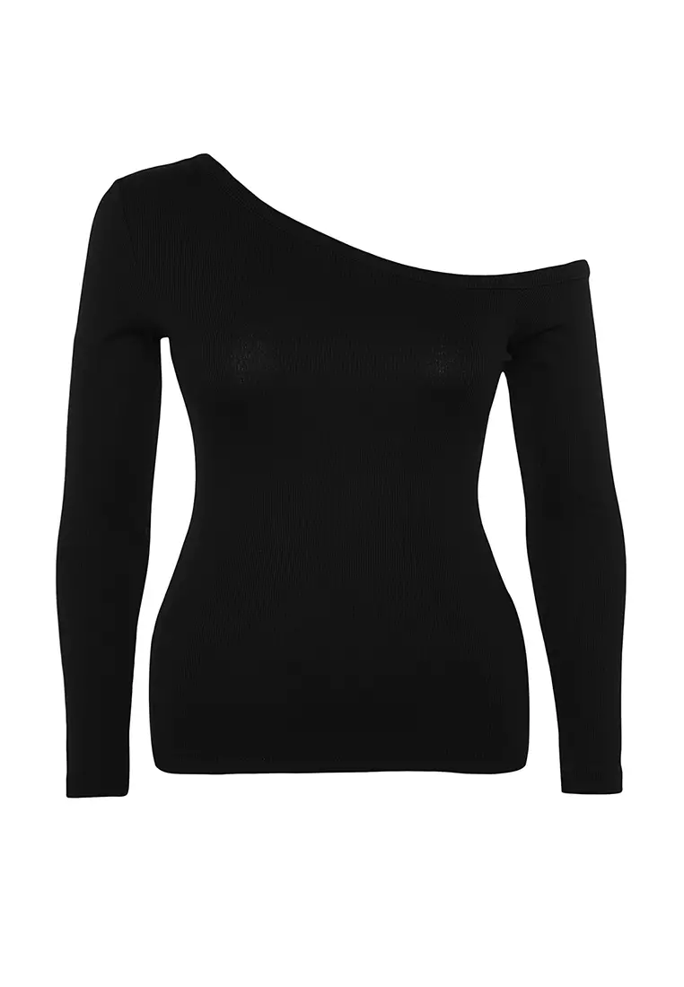 Plus Size Camisole Knitted Blouse