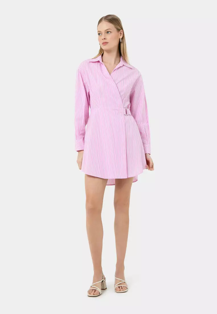 Manhattan Wrap Shirt Dress