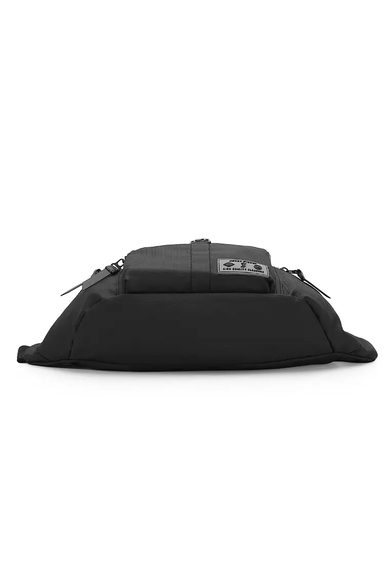 Men's Waist Bag / Belt Bag / Chest Bag - Black