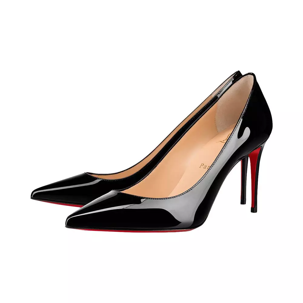 Kate 85 Patent Leather Pumps Black