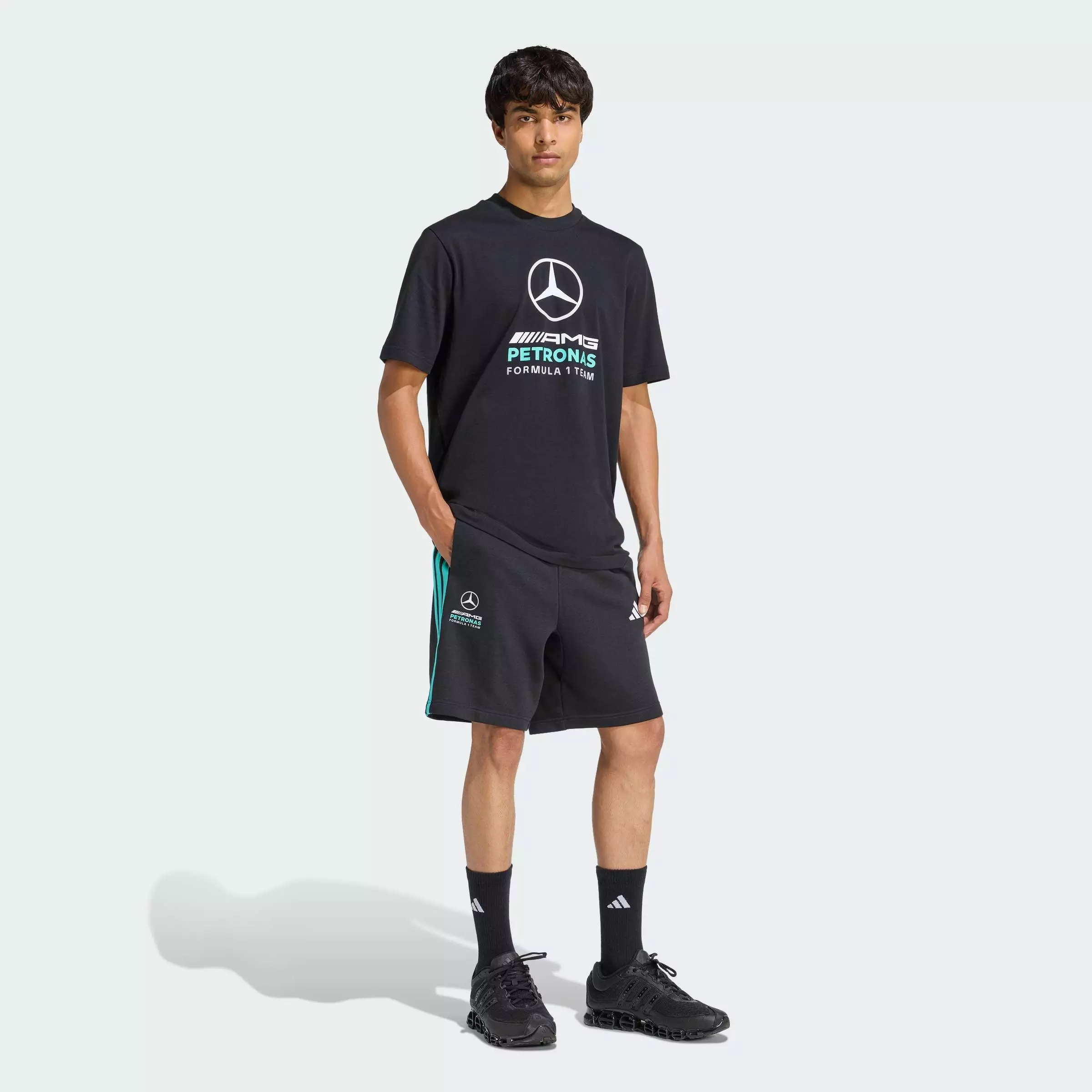 Motorsport MERCEDES - AMG PETRONAS FORMULA 1 TEAM DNA SHORT Men Black KE5912