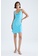 DeFacto blue Strappy Short Sleeve Viscose Mini Night-Dress FDFCBAA91B1D0CGS_1