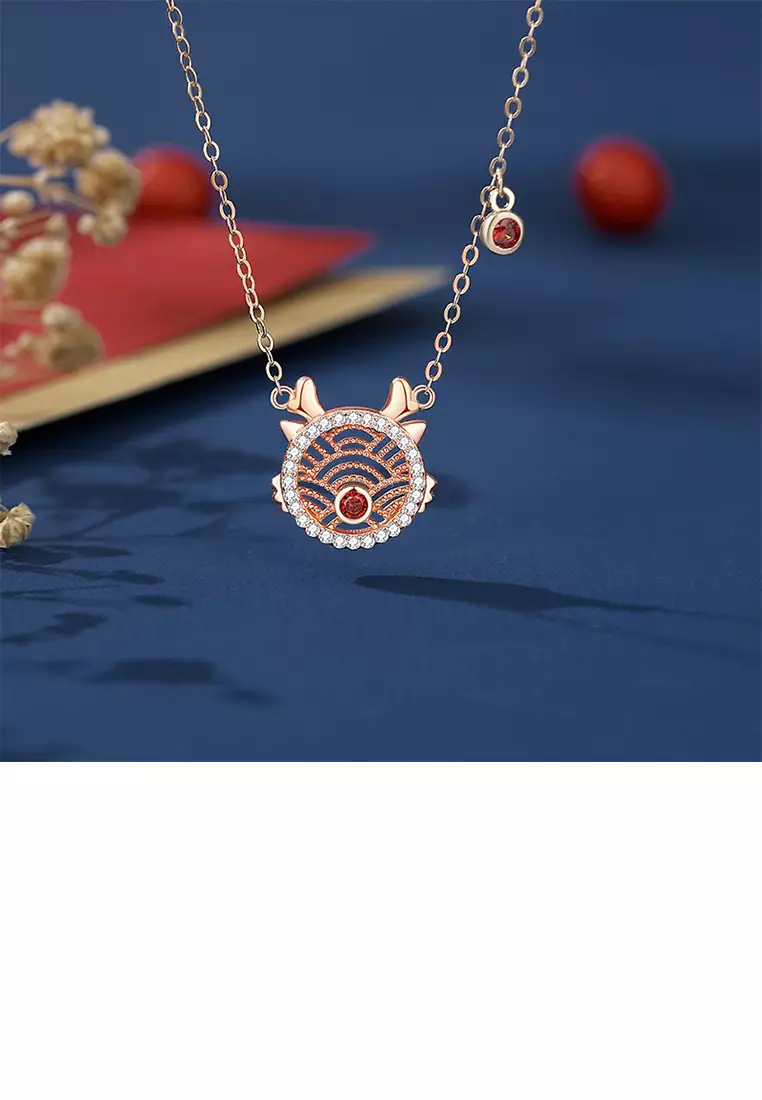 Buy Glamorousky 925 Sterling Silver Plated Rose Gold Fashion