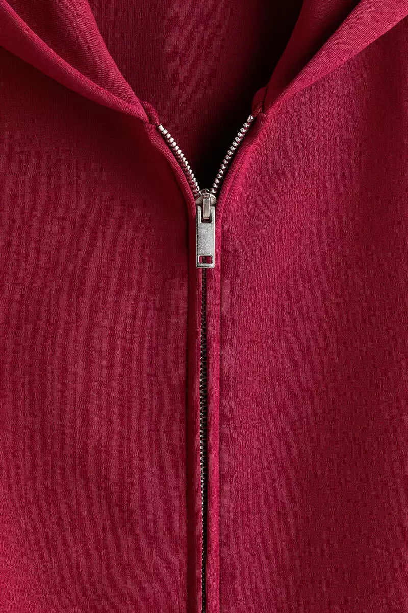 Oversized Fit Interlock Zip-through hoodie