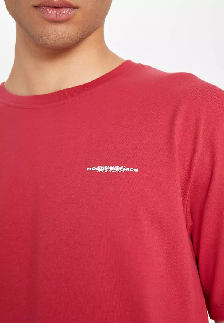 印花棉質短袖T恤