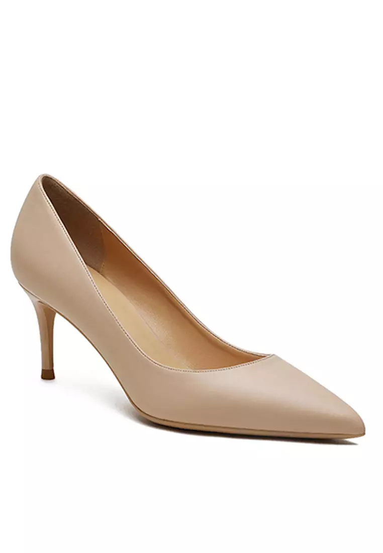 6CM Uniform Pointed High Heel Shoes HZL161