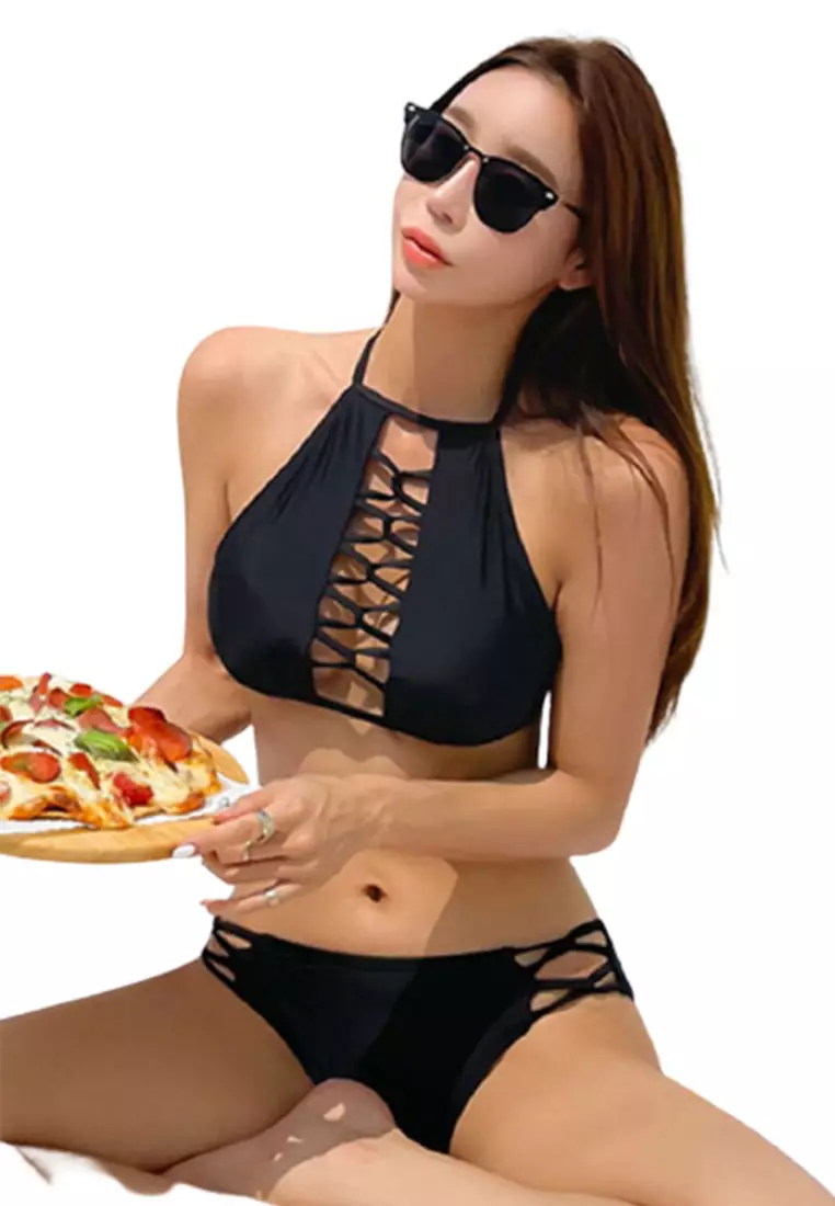 LYCKA LNM5014 Korean Lady Bikini Swimwear Red 2024, Buy LYCKA Online