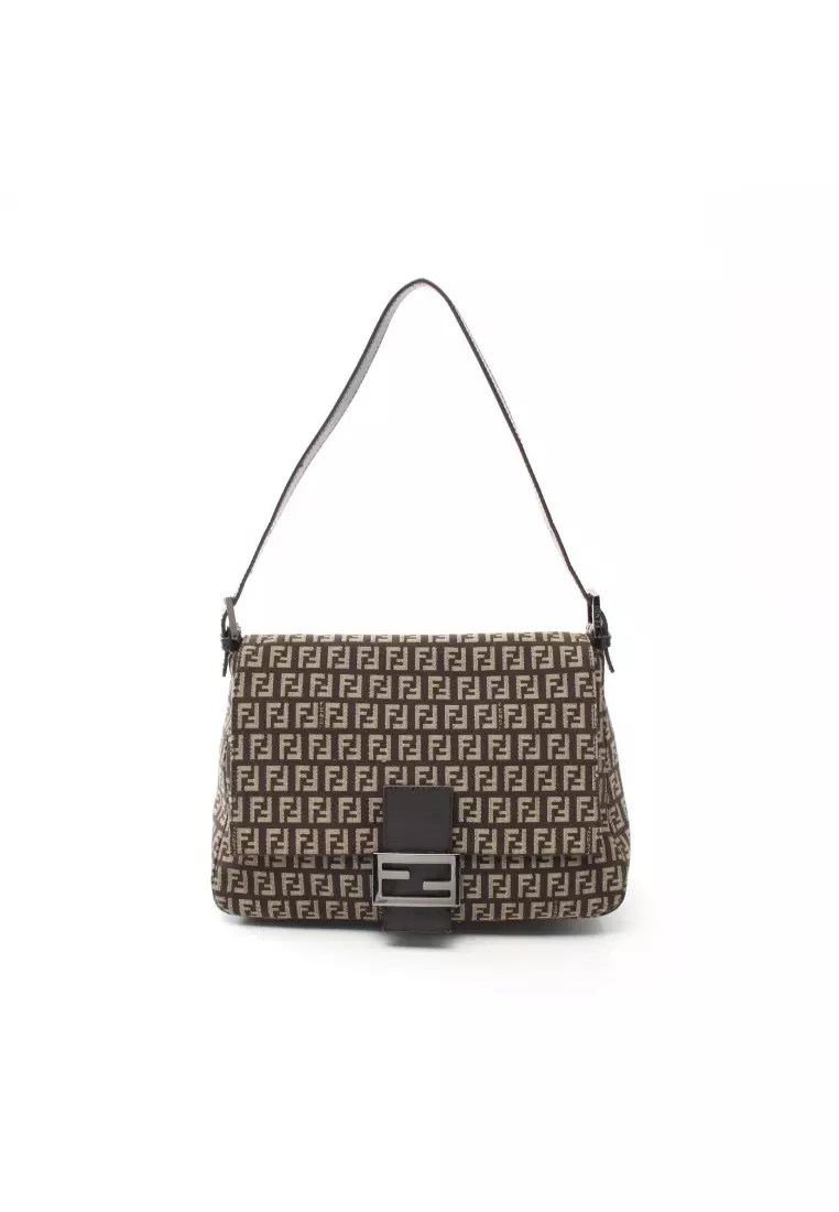 Fendi dark discount brown bag