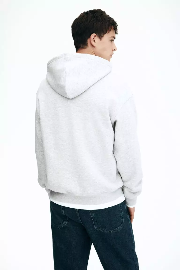 Zip-through hoodie