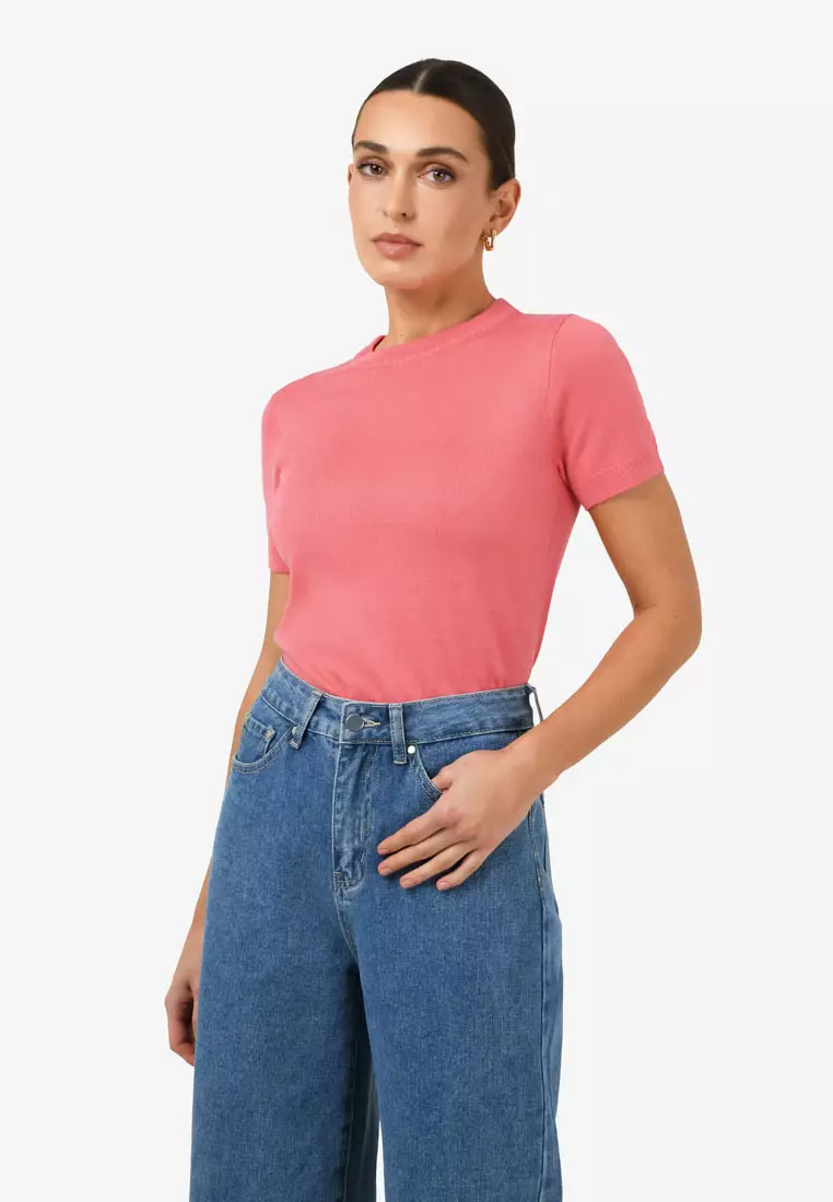 Catherine Short Sleeve Knit