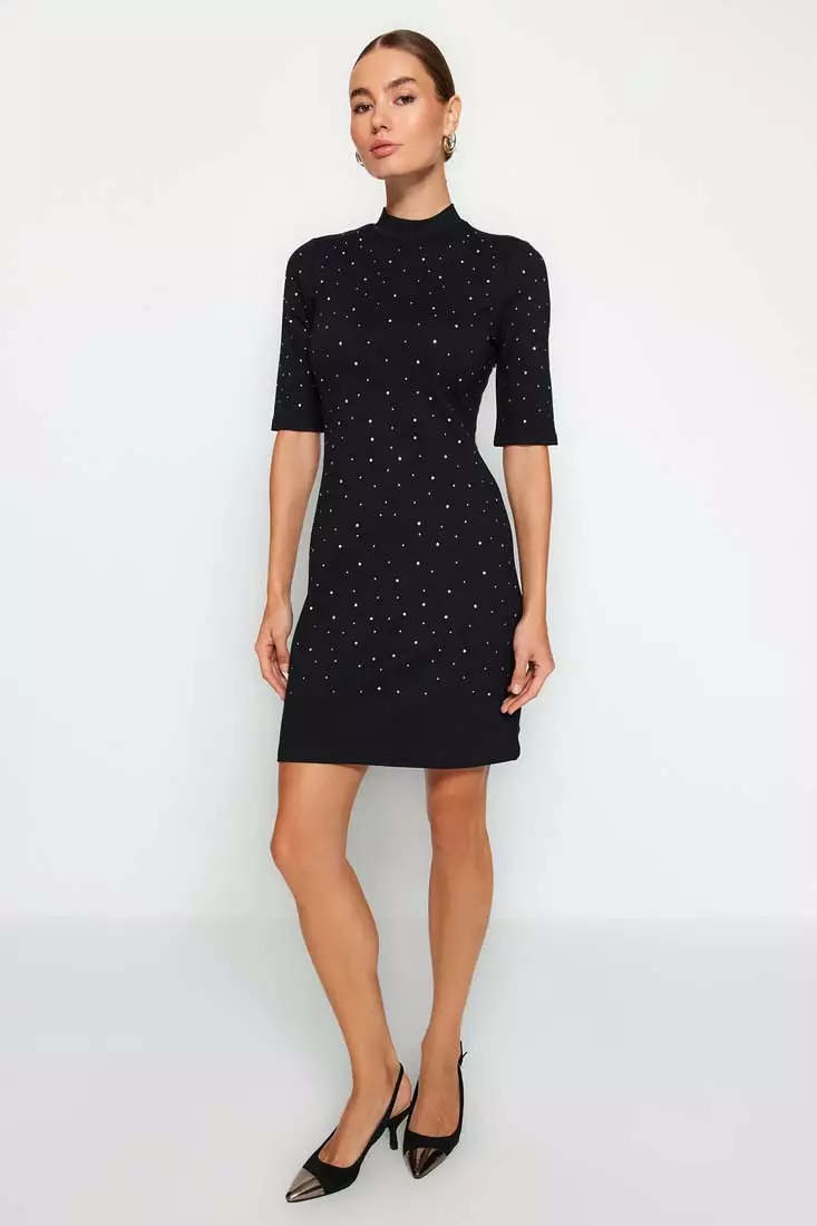 Crystals Embellished Dress