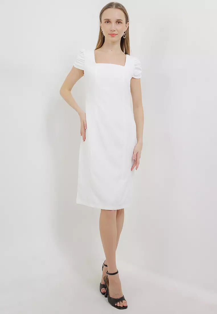 Jual WHITE|MODE Valentine Dresses Original 2025 ZALORA Indonesia ®